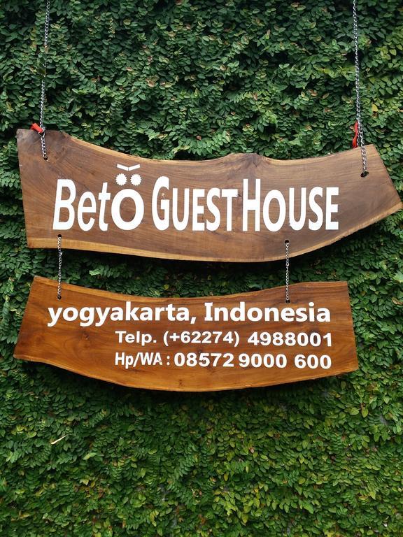 Beto Guesthouse Kalasan Eksteriør billede
